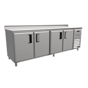Balcão De Encosto Refrigerado Venâncio 2,5m Linha Prime 220v Liso Espelhado Pcfrh25-32936