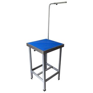 Mesa De Banho E Tosa Inox Alcapet 55x55cm Azul Apis-11p
