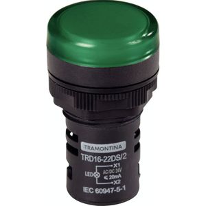 Sinalizador Tramontina Trd16-22ds/2 24 V Verde Tramontina