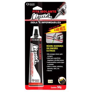 Fita Isolante Líquida Quimatic (preta) Bisnaga 50 G Tapmatic