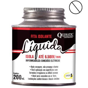 Fita Isolante Líquida Quimatic Incolor 200 Ml Tapmatic