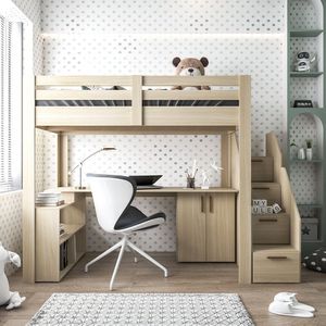 Cama Alta Infantil Star Plus Casatema Legno Salinas