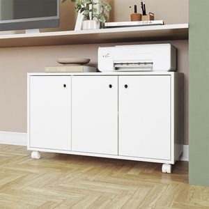 Balcão 3 Portas 1 Prateleira Mdp 15mm Branco