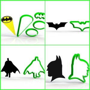 Cortador Batman - Kit 4 Modelos Tamanho 7 Cm
