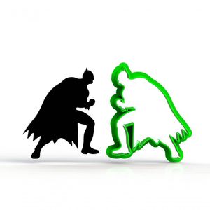 Cortador Batman - Silhueta Mod 01 Tamanho 6 Cm