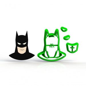 Cortador Batman - Rosto Modular Tamanho 5 Cm
