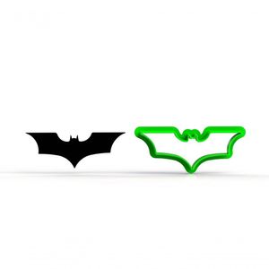 Cortador Batman - Morcego Tamanho 5 Cm