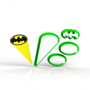 Cortador Batman - Luz Chamada Tamanho 5 Cm