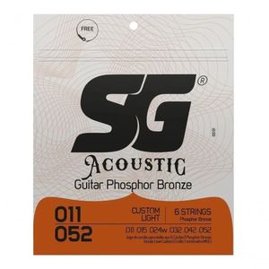 Encordoamento P-violão Fósforo Bronze Sg 0.011 - 0.052