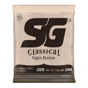 Encordoamento P-violão Nylon Bronze 65-35 Prata Tensão Alta Sg 0.029