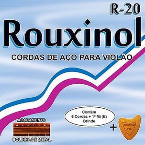 Encordoamento Violão Aço Inox Com Bolinha Rouxinol 011" - R-20