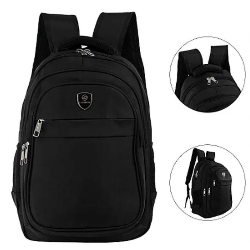 Mochila Masculina Notebook Executiva Premium Reforçada - Preto