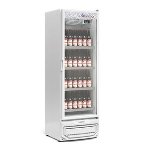 Refrigerador Expositor Vertical 45 Litros Branco 127v Gelopar Gcbc-45