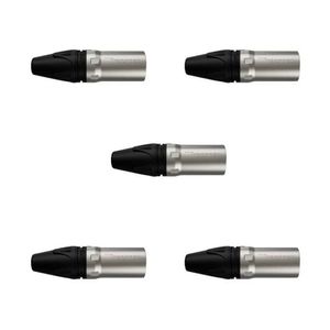 Kit Conectores Xlr Macho Wc 1013 Ml Bk Ni 3p P-cabo (5un) Wireconex