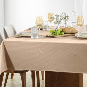Toalha De Mesa Quadrada Karsten 8 Lugares Celebra Desirée Taupe
