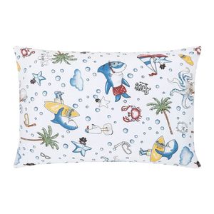 Travesseiro Infantil Altenburg Mundo Kids Malha Fio Penteado Diversão Marinha