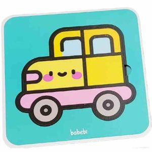 Quebra Cabeça 4 Partes - Carro - 6083 - Babebi