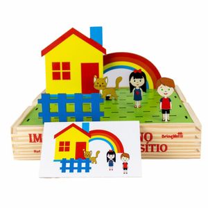 Jogo Imagem Em Plano - Sítio - Madeira - Brinqmutti