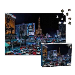 Quebra-cabeça - 500 Peças - Las Vegas - Pais E Filhos