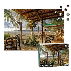 Quebra-cabeça - 500 Peças - Puerto Rico - Pais E Filhos