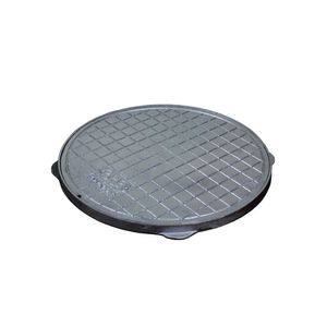 Tampa Tampão De Chão T020 Em Alumínio Circular Simples 20Cm