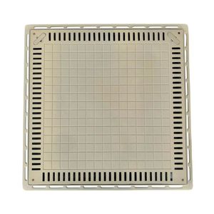 Tampa Casa De Máquina Piscina Lisa Simples Grelha 80X80Cm B1