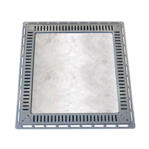 Tampa Casa Máquina Piscina Rebaixada Simples Grelha 80X80 C