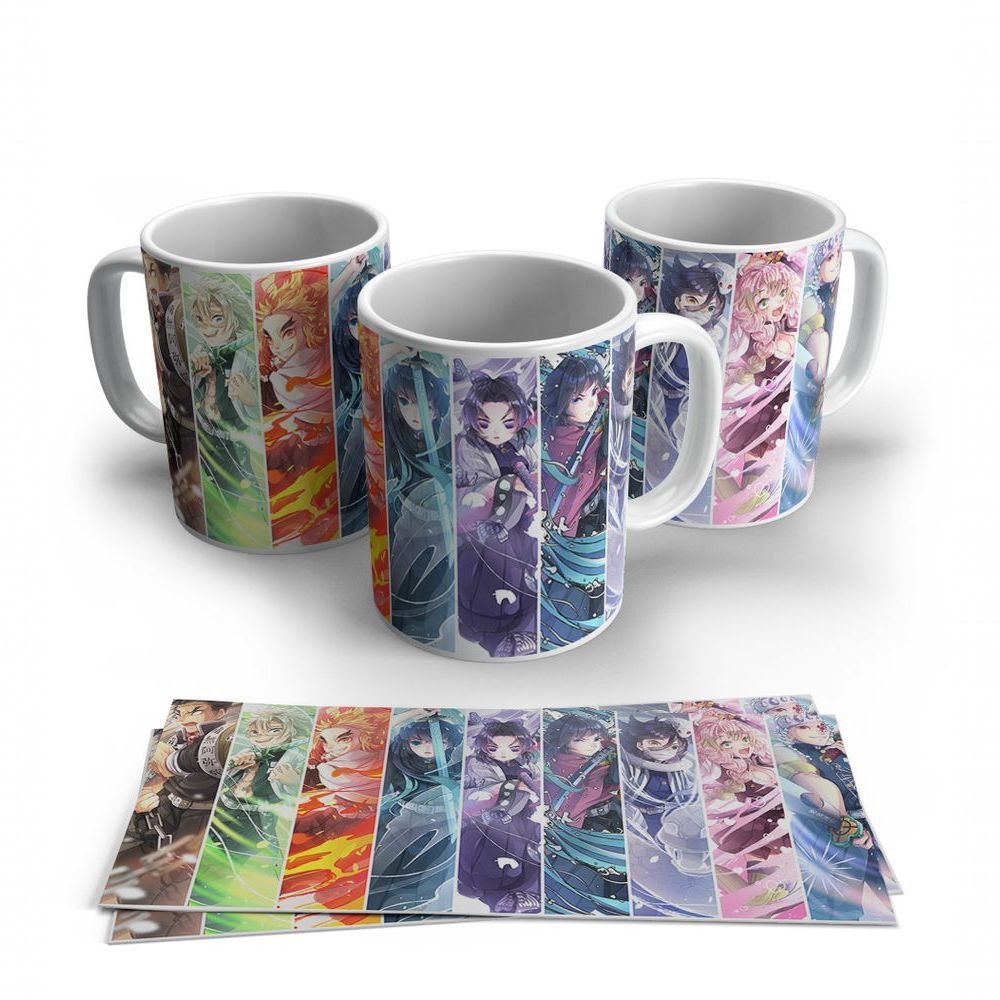 Caneca Demon Slayer Tanjiro & Zenitsu & Inosuke