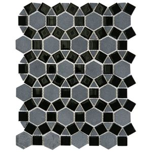 Pastilha De Vidro Rembrandt 24,9x31,3cm Preto