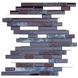 Pastilha De Mármore Vidro E Alumínio Glass Stone Cobre/metal
