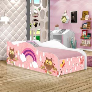 Cama Fun Corujinhas E Borboletas Solteiro