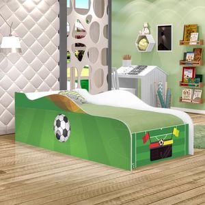 Cama Fun Campo De Futebol Solteiro Com Colchão