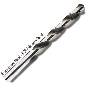 Broca Para Metal - Hss Para Aplicação Geral - Med. 8,5 X 117,0mm