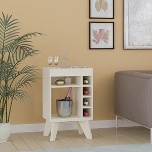 Bar Aparador Tampo Em Espelho Raccoon Off White