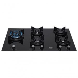Fogão Cooktop Fischer 5q Tc Infinity Duo Blaze Gás Mesa Vidro 31800 Bivolt