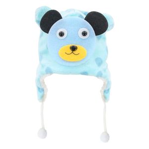 Touca Gorro Infantil Azul Urso Tamanho único
