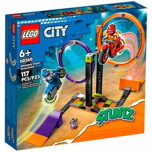 Lego City Stuntz - Desafio De Acrobacias Com Anéis Giratórios - 117 Peças - Lego