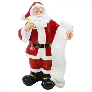 Decoração Papai Noel Natal Boneco Em Borracha 30cm