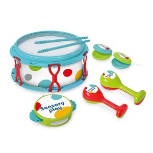 Bateria Com Instrumentos Primeira Infância Multikids - Br2094 Br2094
