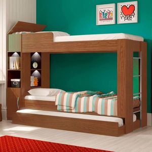Beliche Ditália Cama Auxiliar Com Kit Luz Cm-15 Cor:diamond Diamond