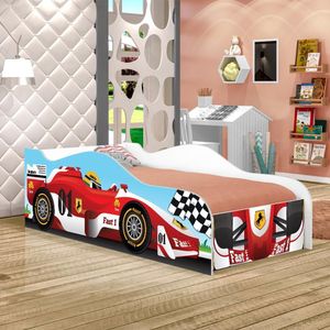 Cama Carro De Corrida Joy Vermelho Infantil