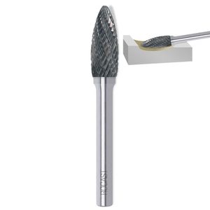 Lima Rotativa Labareda - Med. 8mm - Metal Duro - Rocast