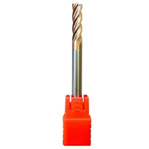 Fresa Topo Reto Metal Duro 4,0 X 100mm - 4c Longa 55hrc