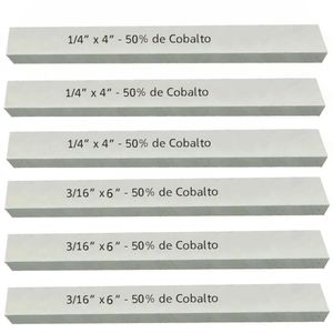 Bits Quadrado 1/4 X 4 E 3/16 X 6 - Com 50% De Cobalto - 6 Peças