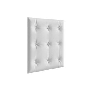 Multiuso De Quarto Bebê Kit Capitonê Courano P- Berço Retrô Branco - Peroba