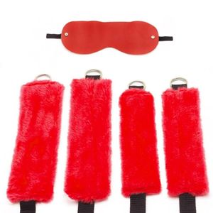 Kit De Bondage Linha Sado Sexy Fantasy - Vermelho