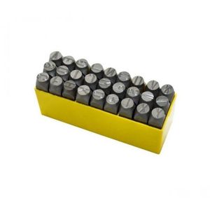 Punção Marcador Alfabeto 05 Mm 27 Peças - Jg Tools
