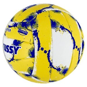 Bola De Volei Twister Magussy Cor Amarelo/azul