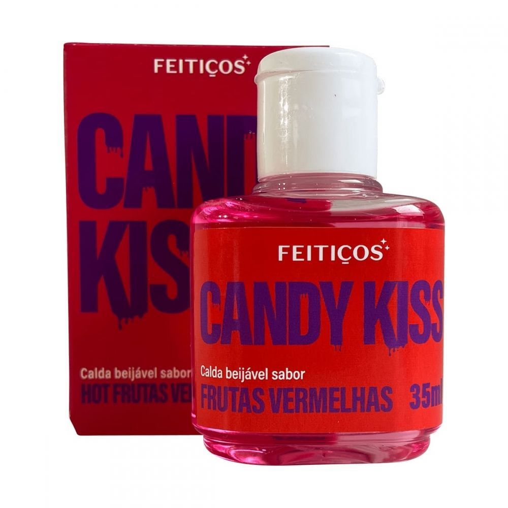 Calda Beijável De Frutas Vermelhas Feitiços 35ml Candy Kiss - WebContinental