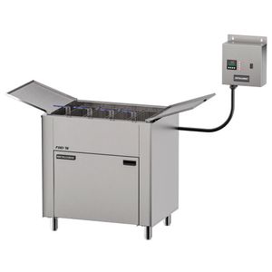 Fritadeira Elétrica Metalcubas Zona Fria De óleo 75 Litros 3 Cestos Grandes Trifásico 220v Foei 75 Cg